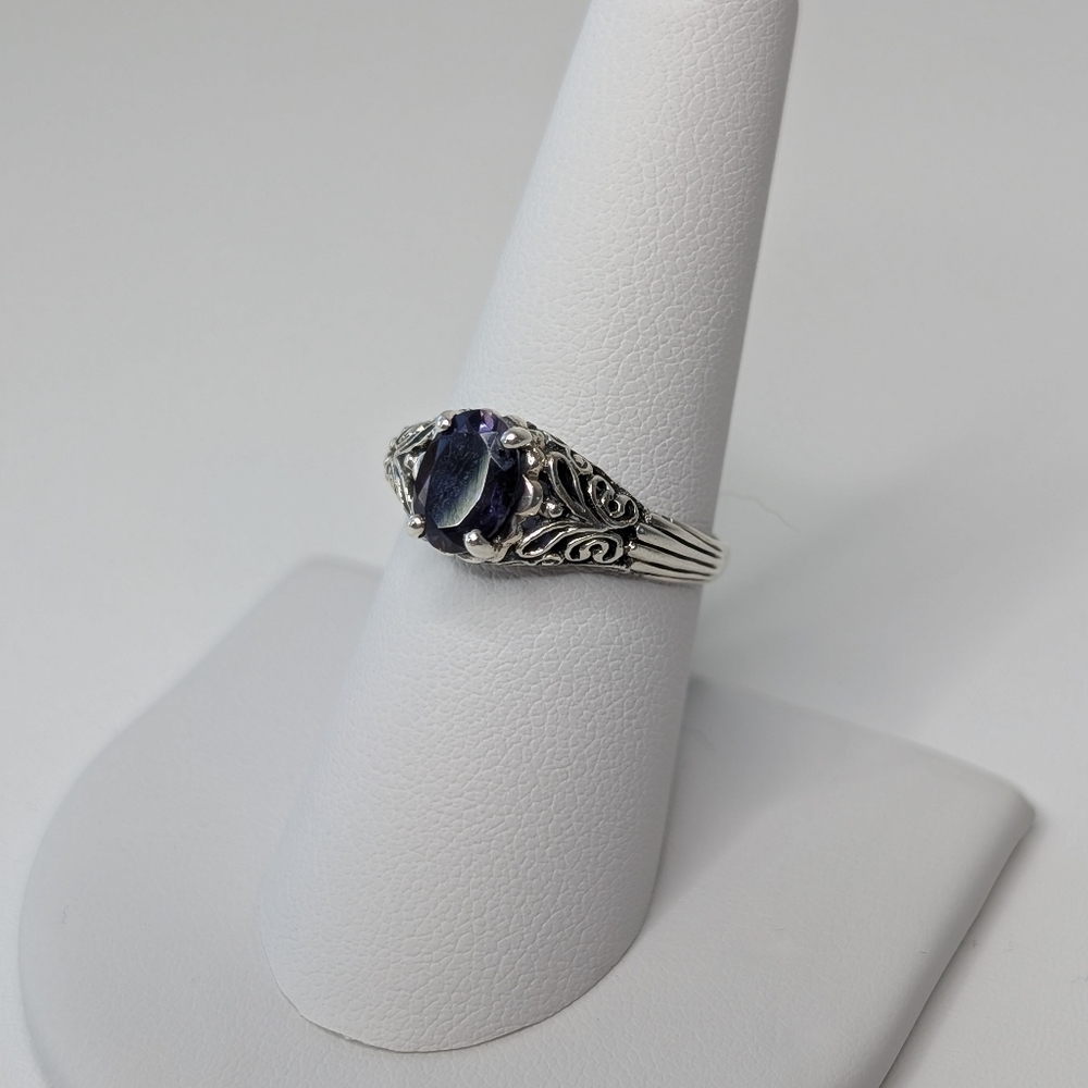 Sterling Iolite Ring 8 - image 2